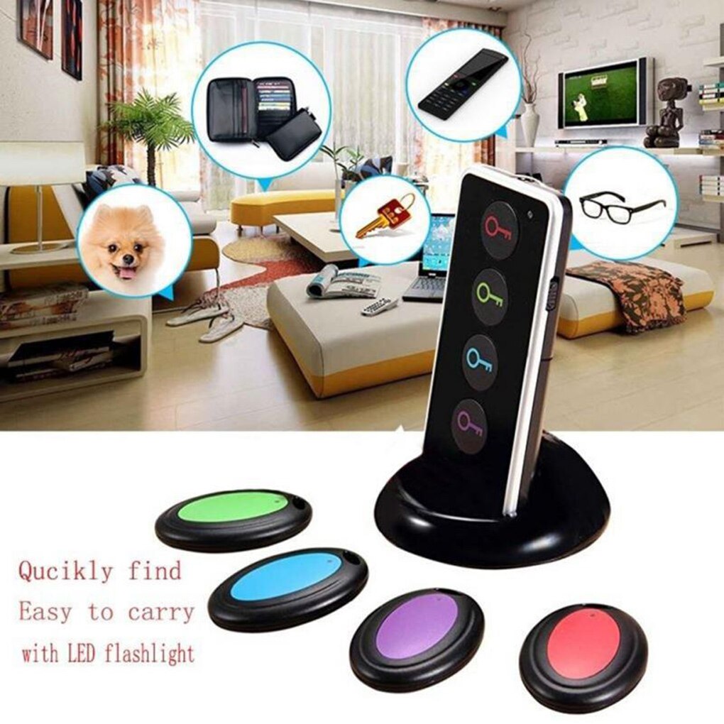Wireless Key Locator Smart Activity Tracker Anti-Lost Phone Luggage Bag Pet Remote Control Finder