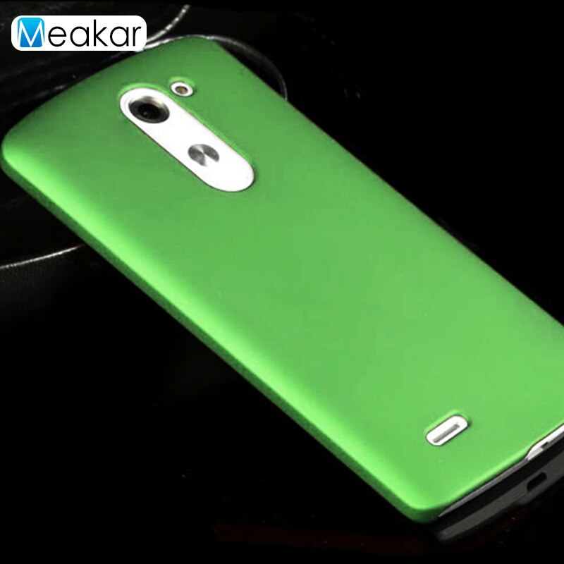 Funda de plástico mate 5.5para Lg G3 Stylus funda para Lg G3 Stylus Dual D690 D690n D693n Coque trasero de teléfono funda: For LG G3 Stylus / green