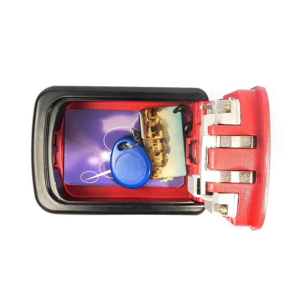 Mini Key Storage Safe Box for Locksmith home Wall Mounted Safe Box Weatherproof 4 Digit Combination Key Storage Lock Box