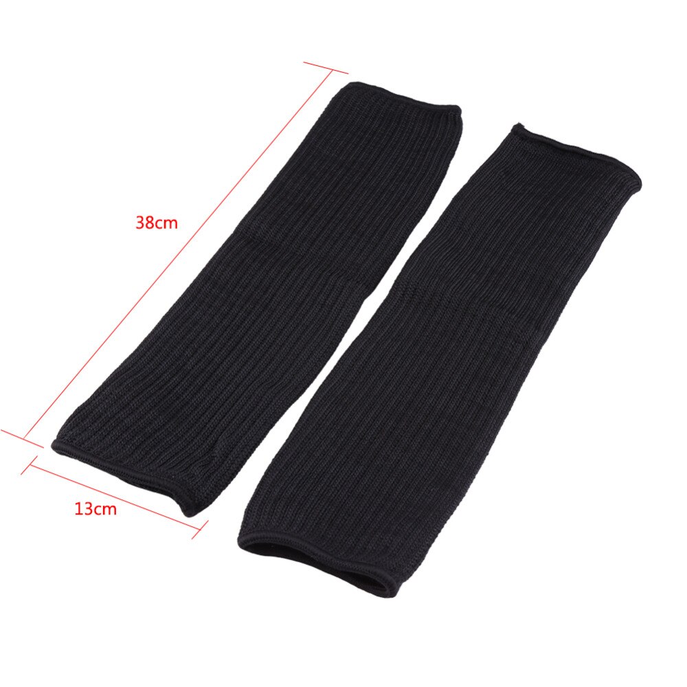 1pair Cut-resistant Sleeves Anti-cut Arm Guard Cutting Scratching Safety Guard Stainless Steel Wire Arms Protector