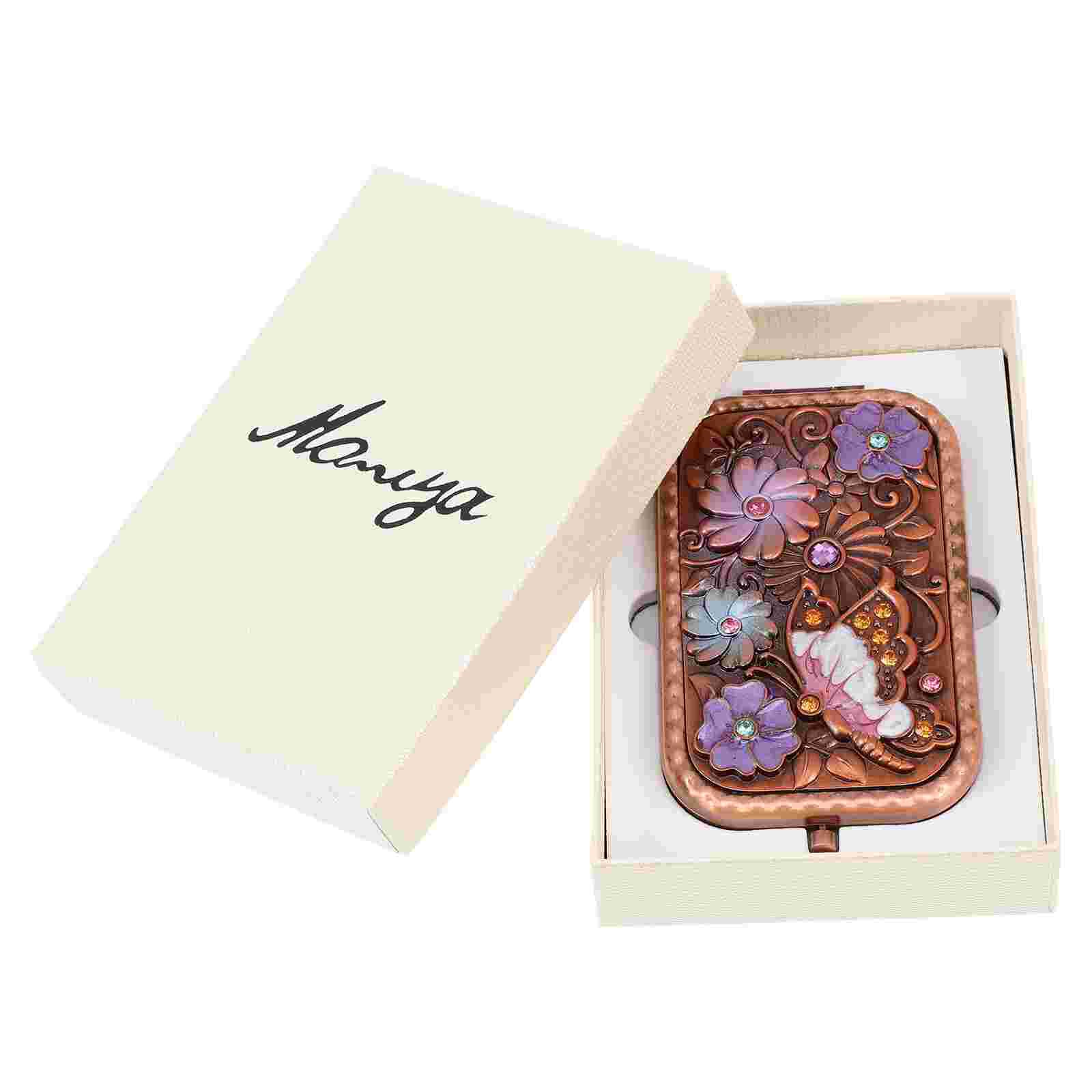 Two-sided Makeup Mirror Foldable Mirror Travel Makeup Mirror for