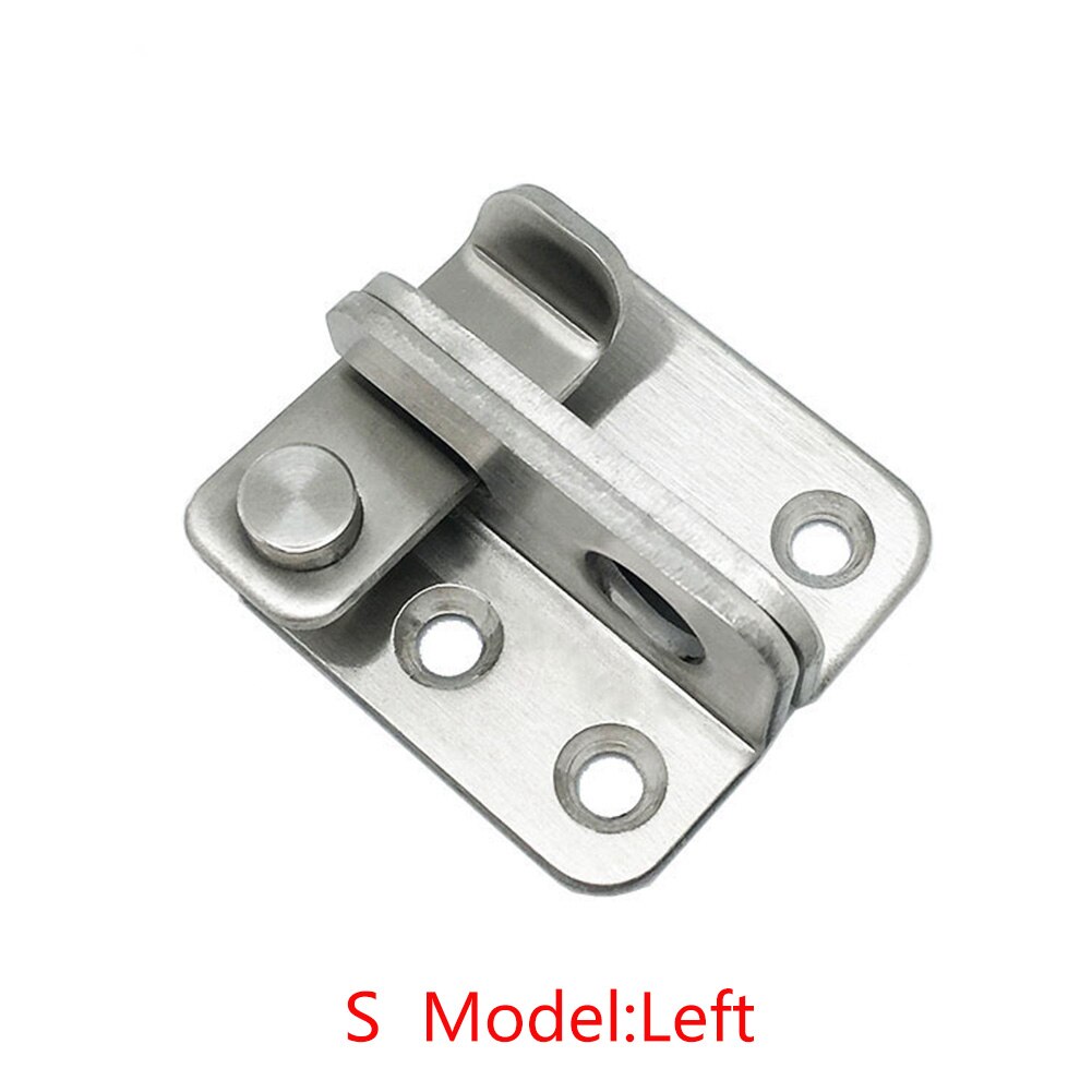 Thicken Home Guard Door Bolt Latch Sliding Accessories Stainless Steel Handle Lock Safety