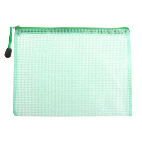 Document Tas A4 Gridding Waterdichte Zip Tas Document Pen Filing Producten Kantoor & School Supplies Handig En Duurzaam: green