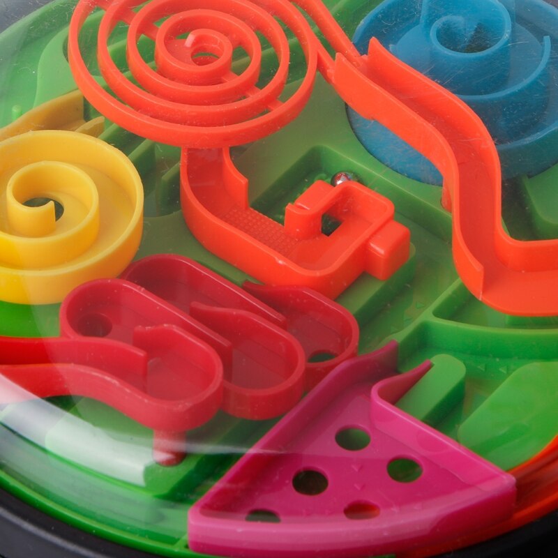 3D Labyrinth Magic Rolling Ball Puzzle Brain Teaser Game Sphere Maze for Kids