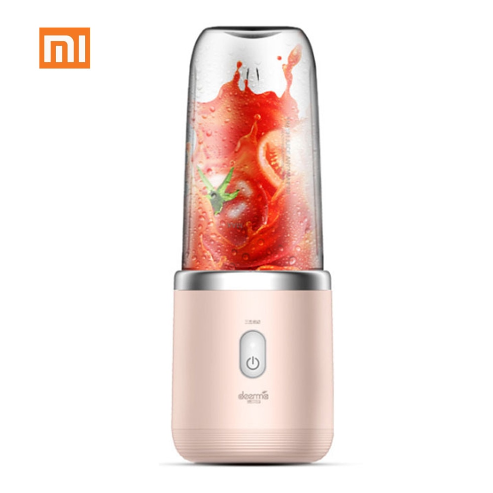 Xiaomi Deerma Electric Juicer 400ML Portable Blender Wireless Automatic Multipurpose USB Rechargable Mini Juice Cup Cut Mixer
