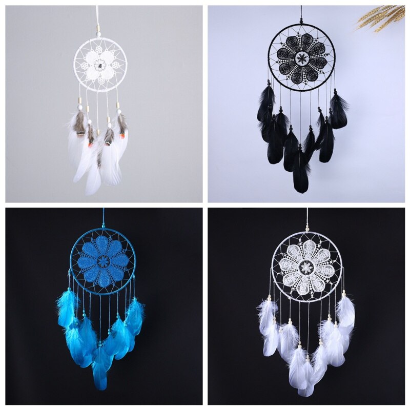 Nordic Indian Style Dreamcatcher Handmade Wind Chimes Hanging Pendant Dream Catcher Home Wall Art kids room Hanging Decorations