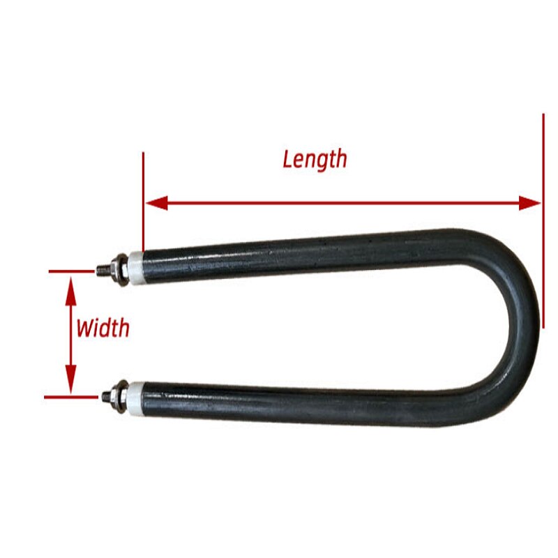 220v 300w//500w/600w/800w/1000w Stainless Steel Electric Tubular Heater U Shape Oven Heating Element