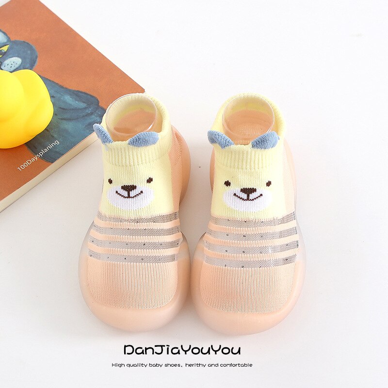 Baby Boy Girl Toddler Non-slip Indoor Floor Anti-slip Slippers Baby's Outdoor Breathable Cotton Sock Shoes Toddler socks: 01 / 26.27