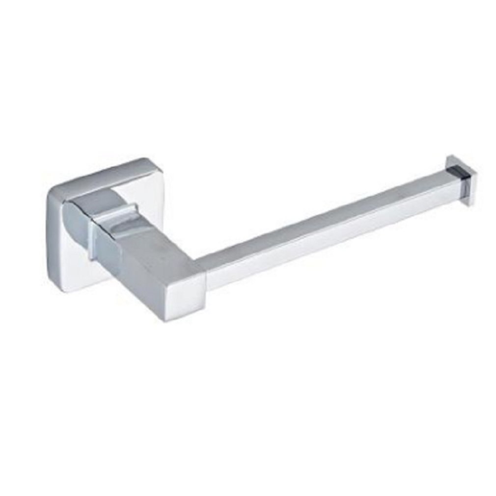 Hanging Paper Roll Holder Kitchen Towel Cupboard Door Rack Durable Stainless Steel Bathroom Toilet Paper Holder: Gray