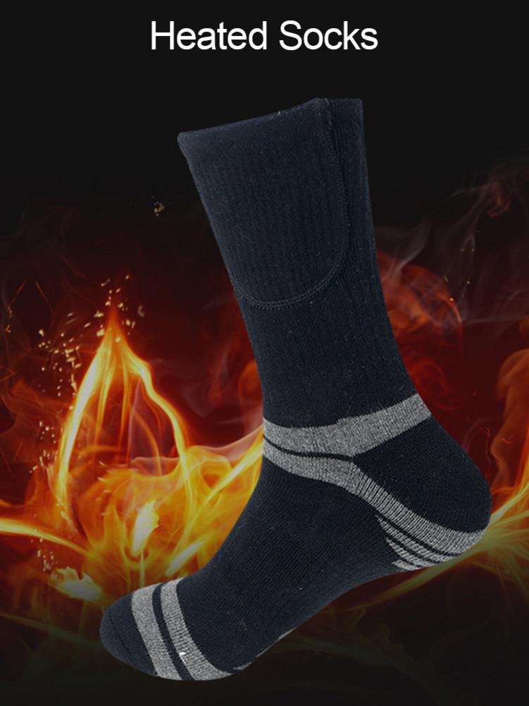 Winter Elektrische Heizung Socken unisex USB Aufladbare Atmungs Fuß Wärmer für draussen Radfahren Skifahren Wandern Angeln