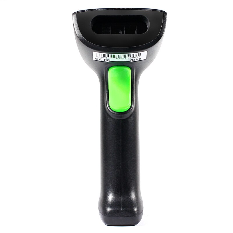 1D/2D Rechargeable Battery Wireless Barcode Scanner QR Bar Code Rearder with Charging Base WHS-20