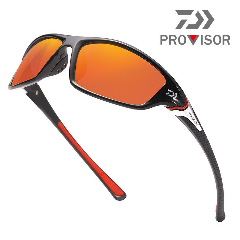 Daiwa ramme hd polariserede solbriller pro fiskeri briller vandreture løb golf udendørs sport solbriller  p120: 2