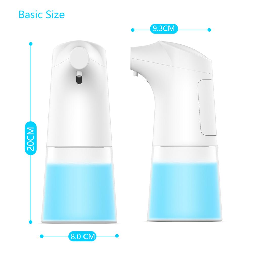 Intelligent Automatic Liquid Soap Dispenser Induction Foaming Hand Washing Device for Kitchen Bathroom (Without Liquid)