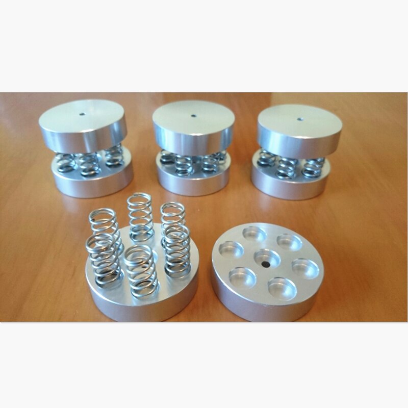 4 Stuk Speakers Versterker Chassis Voet Stand Aluminiumlegering Rvs Lente Absorber Voet Pad