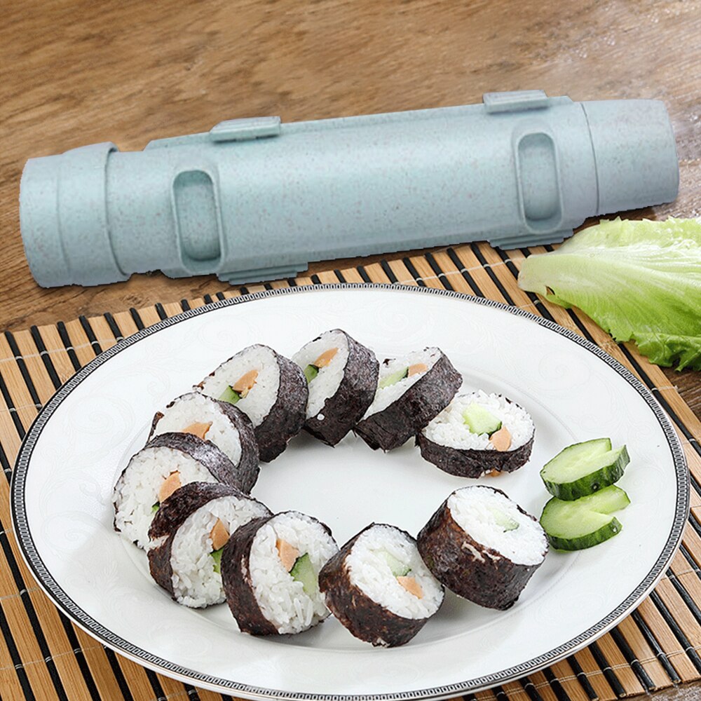 Sushi Maker Roller Rice Mold Sushi Bazooka Groente Vlees Rolling Tool Diy Sushi Making Machine Keuken Sushi Tool 5 Kleuren