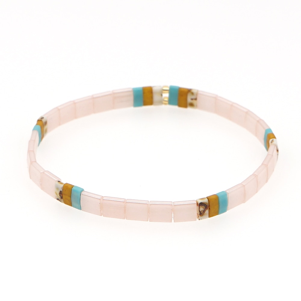 Go2 boho winter armbanden voor vrouwen miyuki tila kralen strand handgemaakte sieraden femme stretch armbanden
