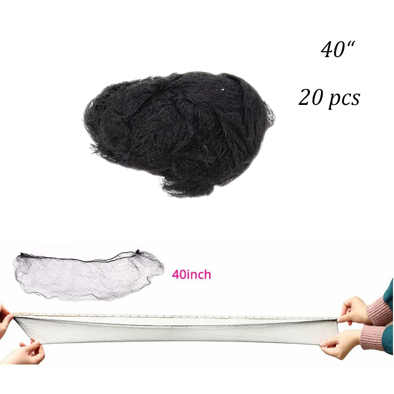20 pz durevole nylon retina per capelli per panino strumento per lo messa in piega dei capelli nero beige marrone 5mm retina per capelli per parrucche rete per capelli messa in piega retine per capelli: Oro
