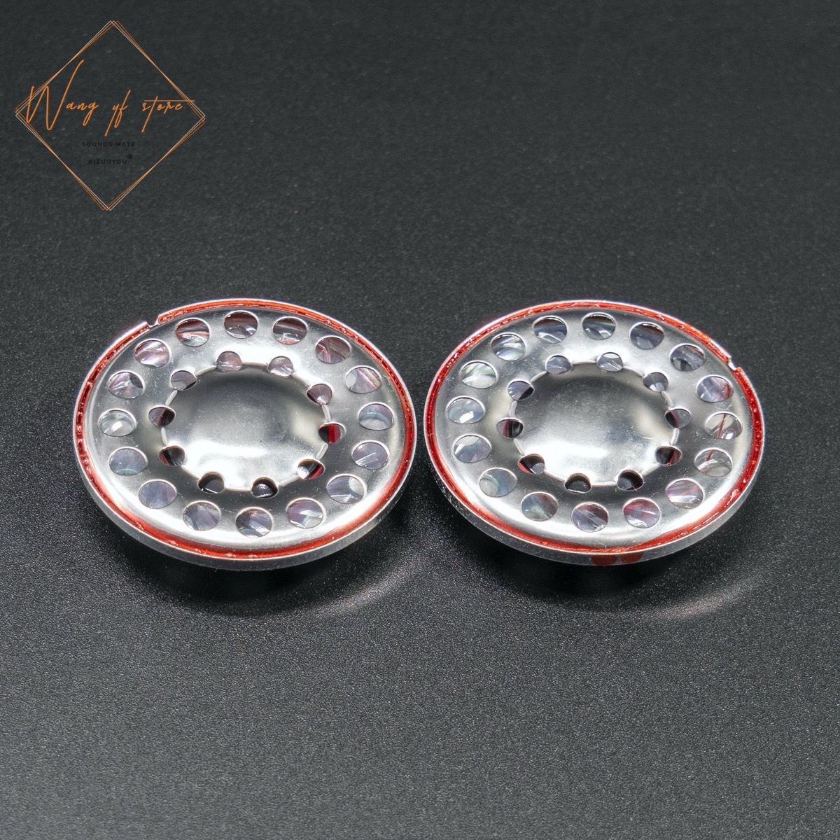 Hifi 40Mm Headset Driver Voor Mdr-7506 V6 V7 Hoofdtelefoon Speaker Diy Motorhelm Oortelefoon Driver Unit Reparatie Onderdelen 2 stuks