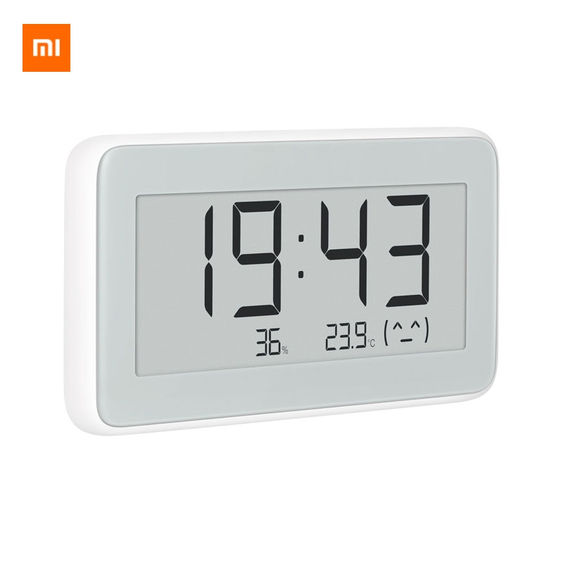 Xiaomi Mijia BT4.0 reloj eléctrico inteligente Digital inalámbrico higrómetro de interior y exterior termómetro LCD herramientas de medición de temperatura