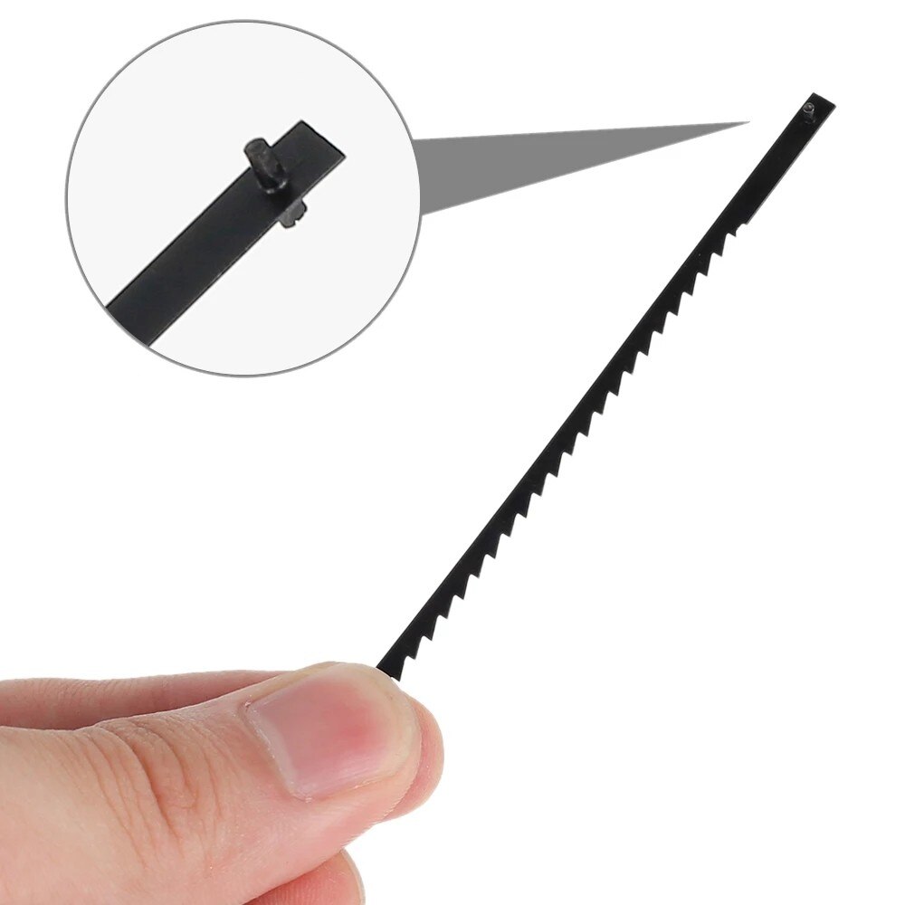 20PCS Carbon Steel Scroll Saw Blades 10T/15T/18T/4T Hand Saw Blade Woodworking Tool For Vutting Cut Wood Plastic Foam