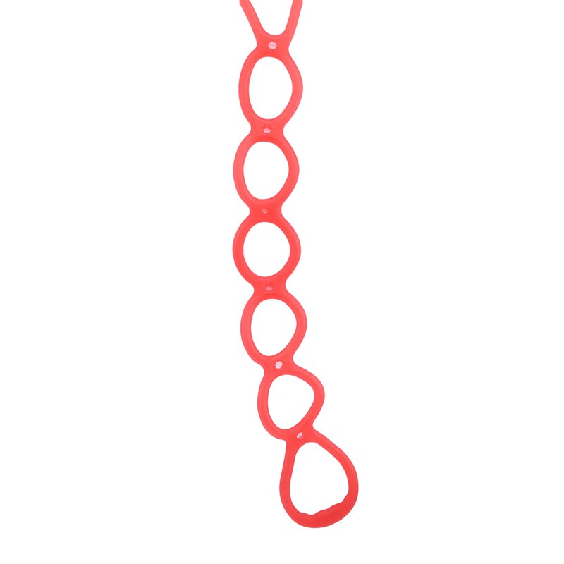 Gym elastische 7- gats siliconen spankoord yoga spanband voor dames en heren arm krachttrainingsapparatuur