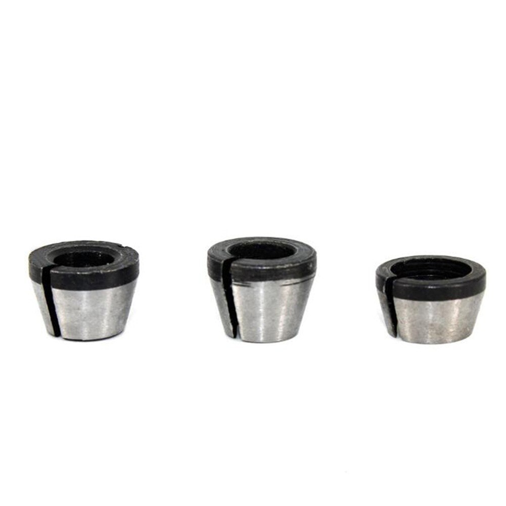 1PCHigh Precision Adapter Collet 8mm 6.35mm 6mm Collet Chuck Engraving Trimming Machine Router Milling Cutter Accessories