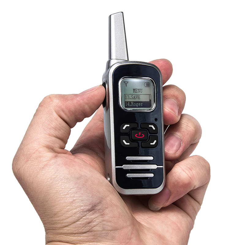 Mini talkie-walkie Portable T-M6P, Radio FM 128CH UHF 400-520MHz pour appareil de Communication et à usage personnel