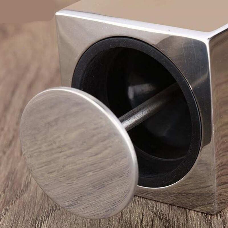 Toothpick Holder Stainless Steel Rustproof Durable Portable Toothpick Can Travel Hotel Toothpick Box Storage Holder