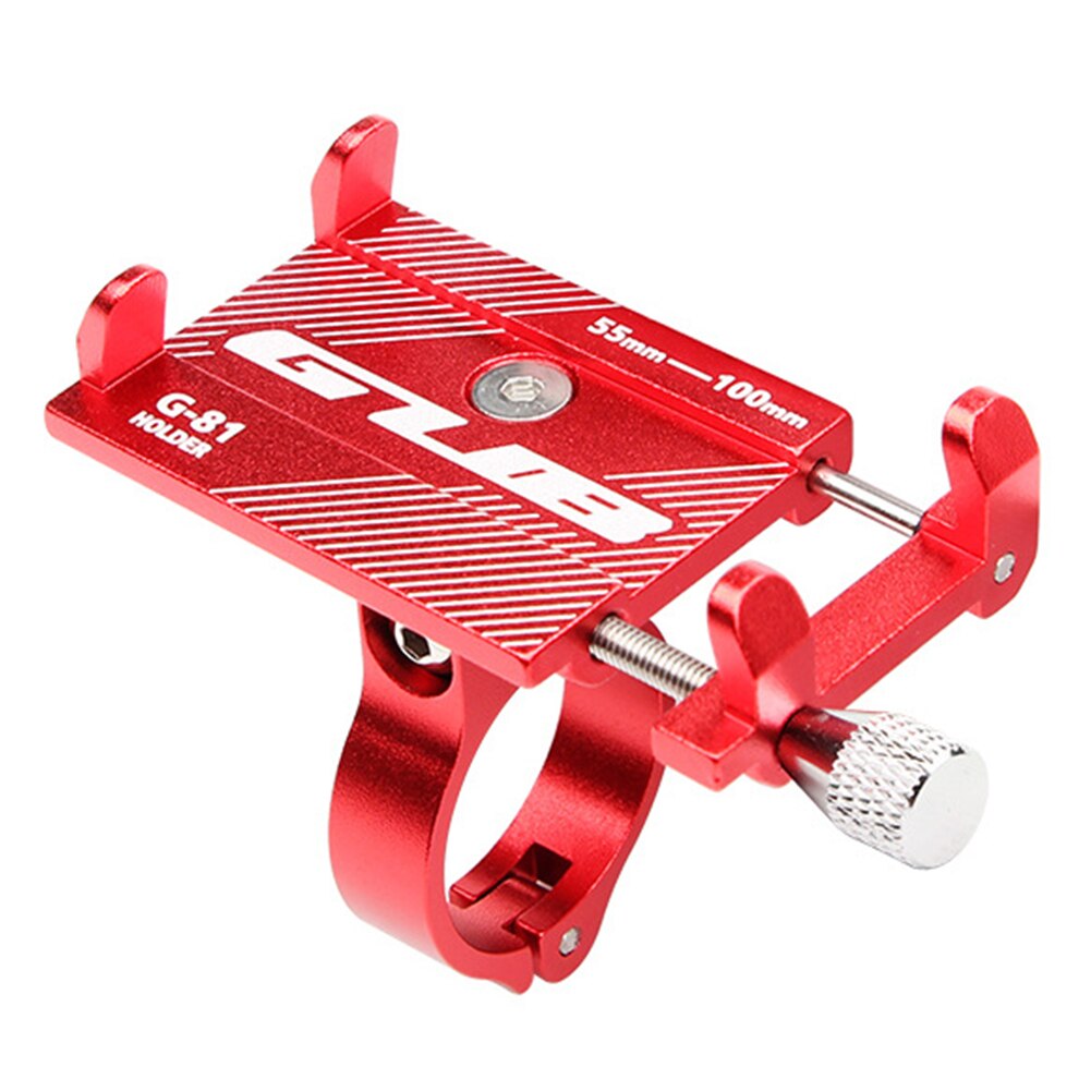 GUB P10 P20 P30 G81 G-81 - 81 Bike Phone Holder 3.5 7.5 inch Device Bicycle Phone Stand Scooter Moto Mount Handlebar Clip: GUB-81 Red