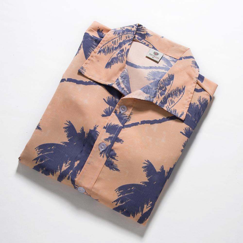 Menn toppskjorter kortermet skjorte topper hawaiian beach sommer trykt knapp nedtrekkbar krage fritidsskjorte streetwear