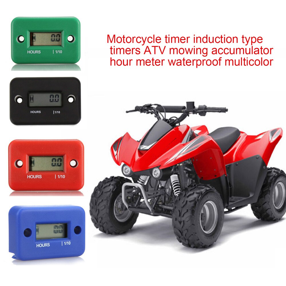 AUTO-partment Urenteller Kleine Motor urenteller voor Marine ATV Motorfiets Sneeuwscooter kleurrijke