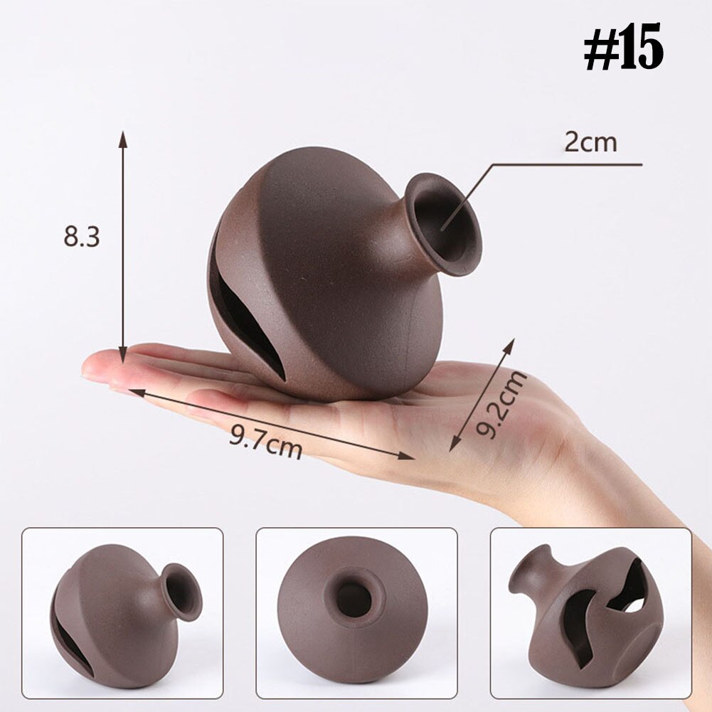 1PC Fish Tank Decor Ideas Micro Landscape Decor Fish Hiding Cave Shrimp Dodge House Resin Ornament Aquarium Landscaping: 15