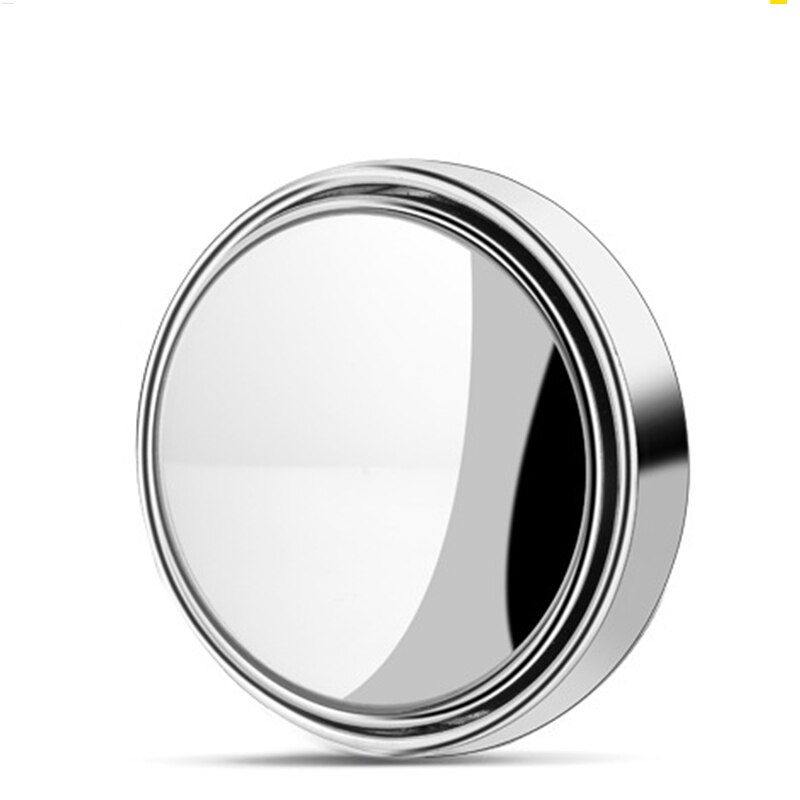 Espejo redondo convexo para estacionamiento de coche, ángulo amplio de 360 grados, pequeño, lateral redondo, para los ojos, 1 Uds., 2 uds.: 1pcs