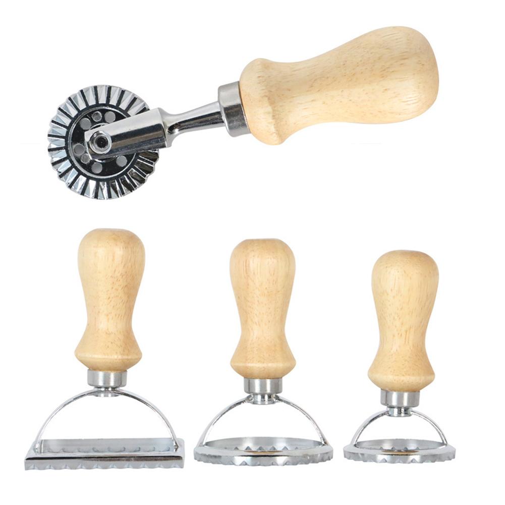 Ravioli Cutter Stamps Pasta Cutter Mold Round Square Dumpling Embossing Machine Kitchen Tool Press Ravioli Mould