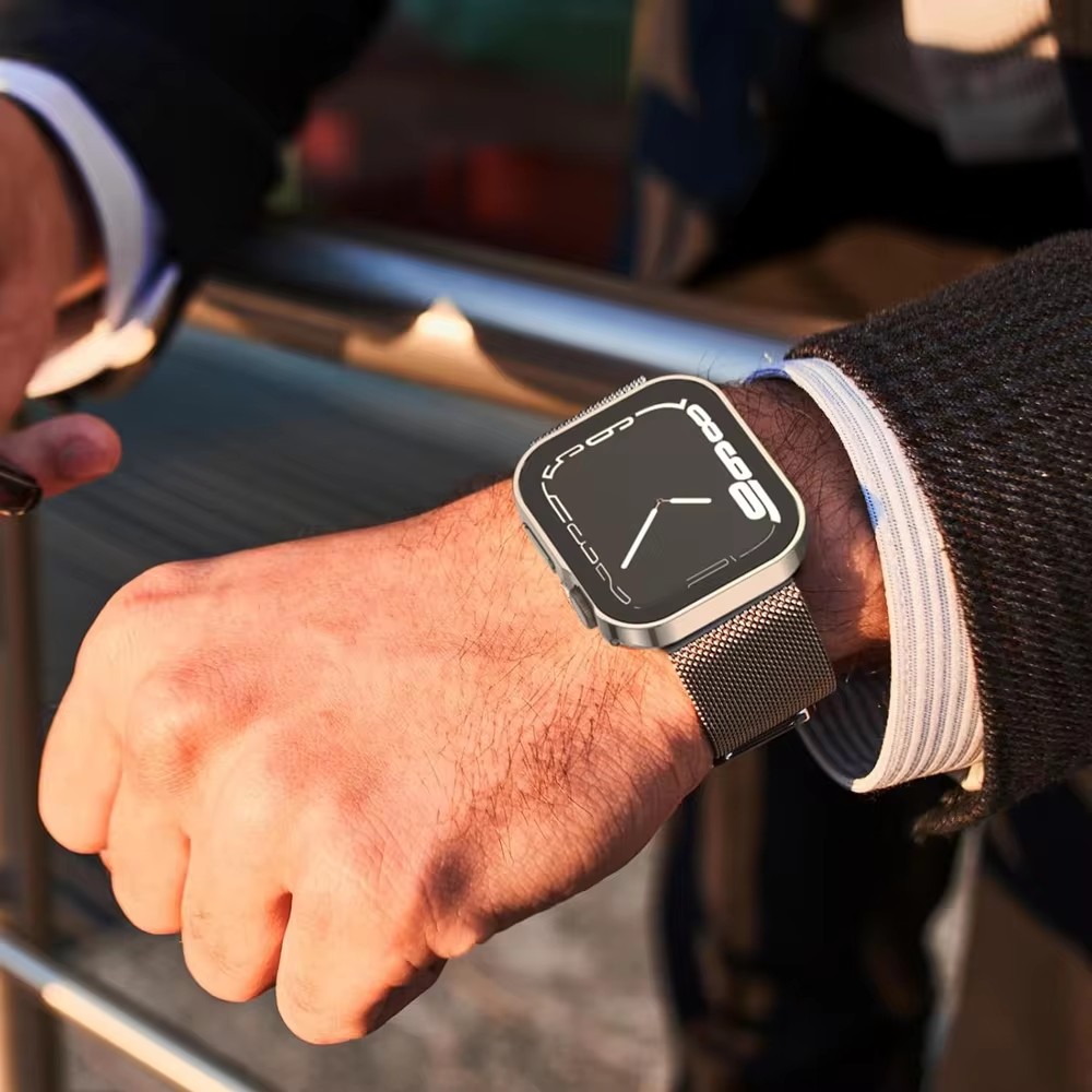 Glass+Waterproof Case for Apple Watch 6 5 4 SE 44mm 40mm,Screen Protector Hard PC Bumper for iWatch Series 7 8 9 45mm 41mm 40mm