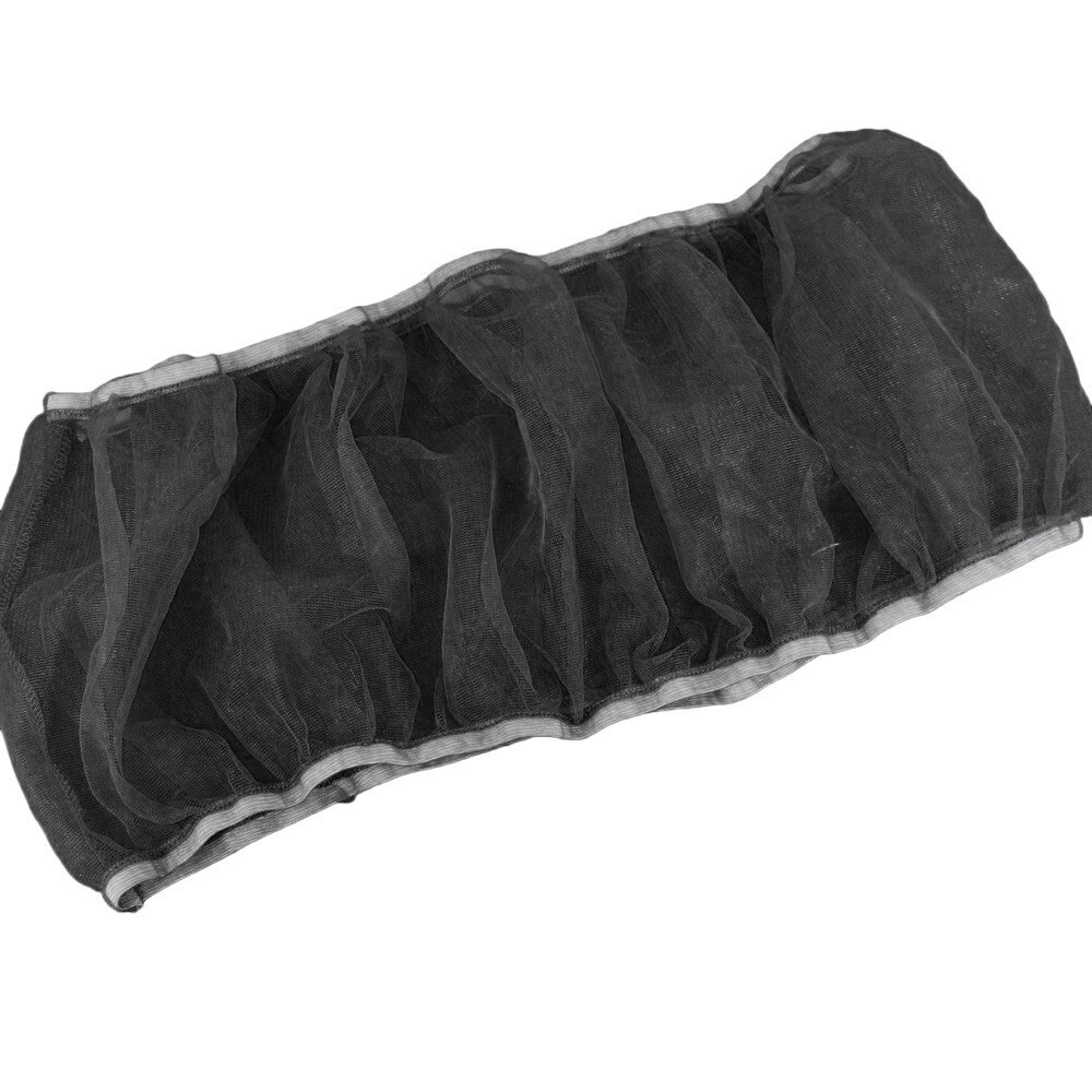 Easy Cleaning Bird Cage Covers Mesh Seed Catcher Guard Bird Cage Net Shell Skirt Dust-proof Airy Mesh Parrot Cage Cover 3 Sizes: Black / L