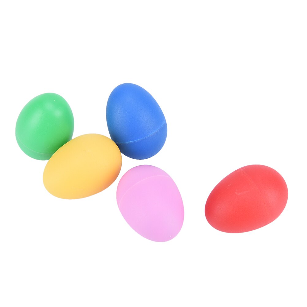 5 stk plast sand æg ryster percussion musikinstrumenter legetøj tidlig uddannelse for børn børn