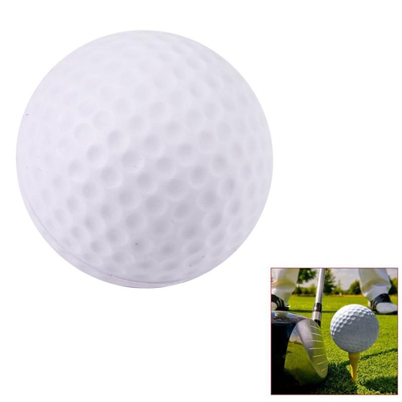 1 pièces mousse pratique balles de Golf blanc balles d'entraînement de Golf intérieur mettre arrière-cour balançoire en plein air vert cible jeu N5X2