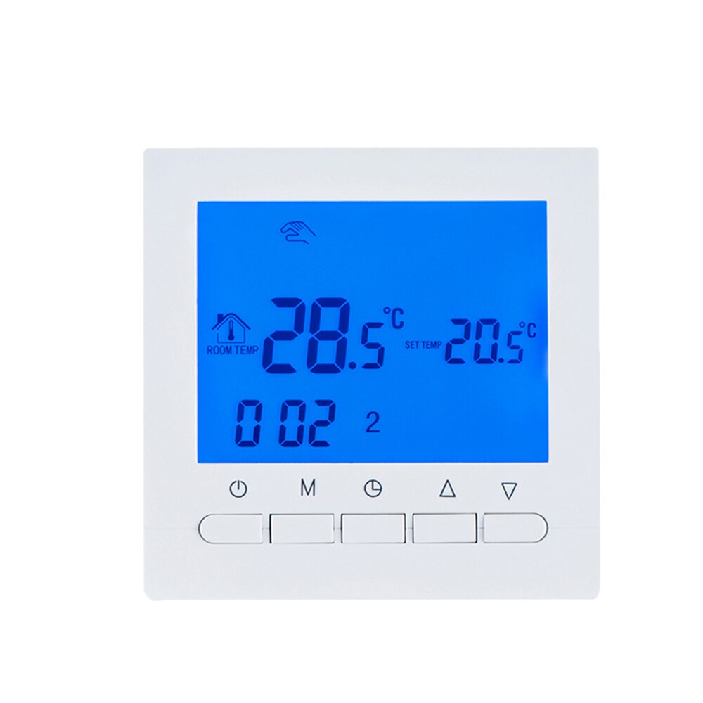 Vancoo Wifi Gas Boiler Thermostat Digital Temperature Wireless Touch Screen LCD Display Mobile Phone Program Thermoregulator: BOT-313W.BL