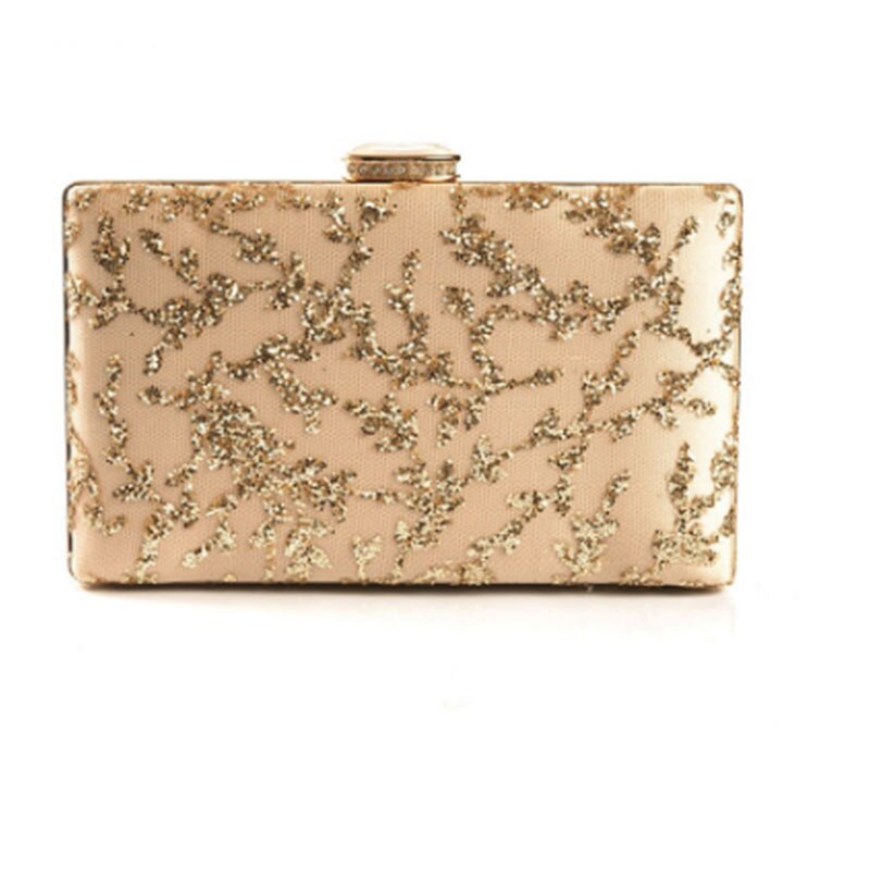 Xiyuan Vrouwen Tas Mode Handtassen En Portemonnees Hard Case Avond Box Clutch Keten Schoudertas Clutch Bag Vrouwelijke