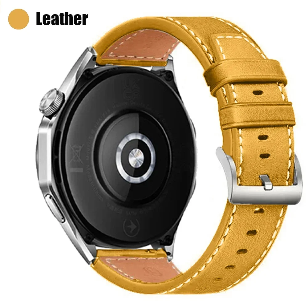 22mm nahkaranneke gtr 4 ranneketta huami amazfit gtr 3 pro gtr 4 kellonrannekkeet gtr 3/ gtr 2/2e stratos 3 2s 47mm rannehihna: Valkoinen valo pur