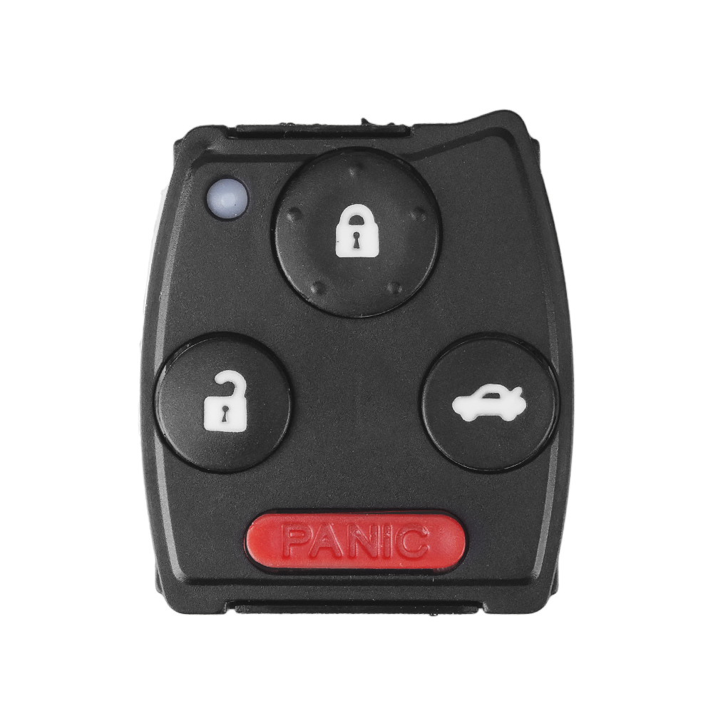 KEYYOU Replacement Remote Car Key Shell For Honda Accord Civic CRV Pilot Insight 2 2+1 3 3+1 4 Buttons Fob Auto Key Case Cover: Silver