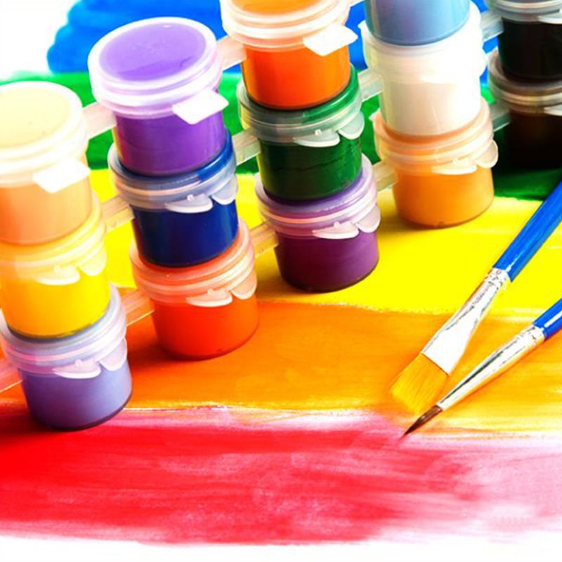 1 set mit 3ml/5ml handbemalten acrylfarben, kindersichere malpigmente, kindergarten, diy-kunst, graffiti-pigmentset