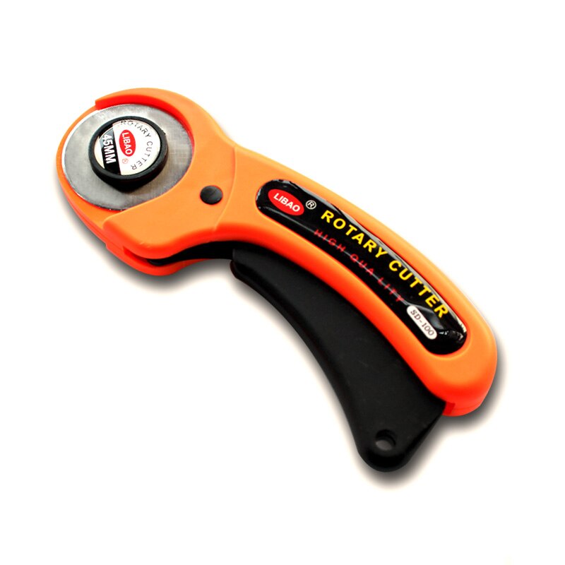 Sewing Kit Set Clothing Sewing Tools Hand Cutting Knife Set Patchwork Cloth Knife Patchwork Ruler DIY tool A4 cutting pad: Burgundy