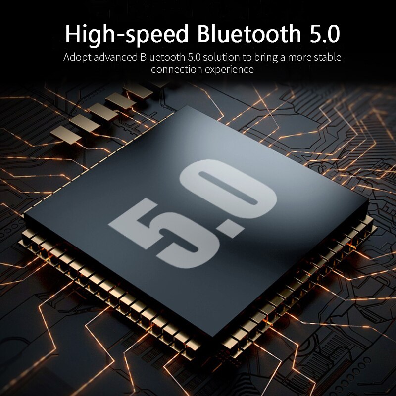 Bluetooth-kopfhörer mit 5.0 ohrhörern, 500- mah-ladebox 9d stereo-touch-sport-ohrhörer mit mikrofon