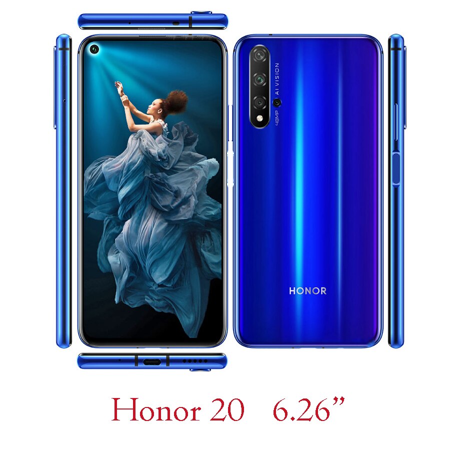 original cámara trasera de la lente de cristal para Huawei Honor 20 pro lite Honor20 lite pro: Honor 20