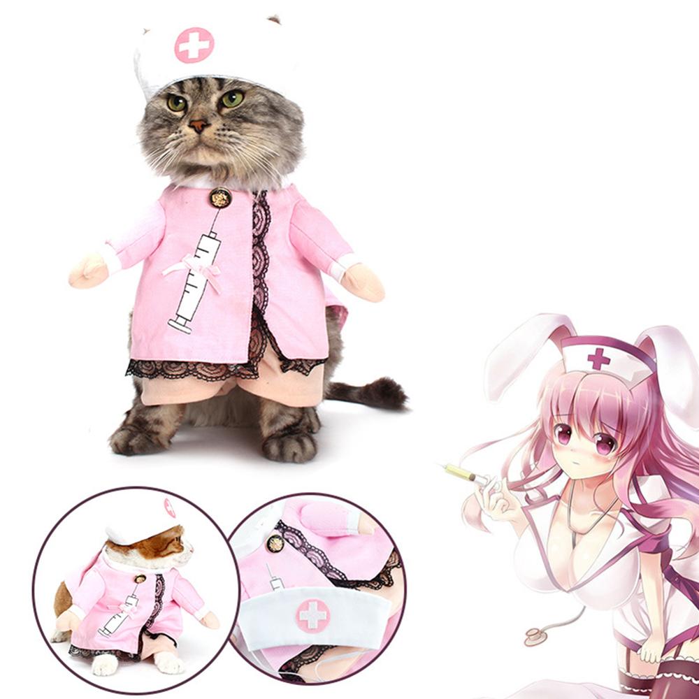 Roliga kattkläder pirat kostym kläder för katt kostym kläder corsair halloween kläder klä ut katt fest kostym kostym