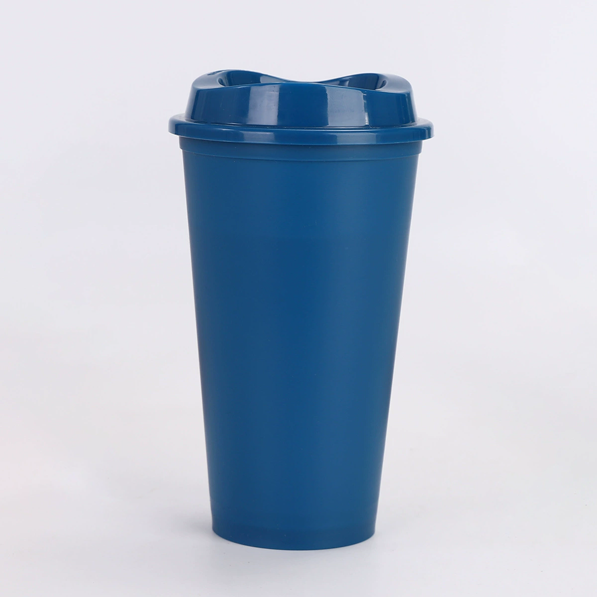 BPA free reusable 480ml 16oz plastic coffee cup travel coffee mug cup drink cup to go:  Light Yellow