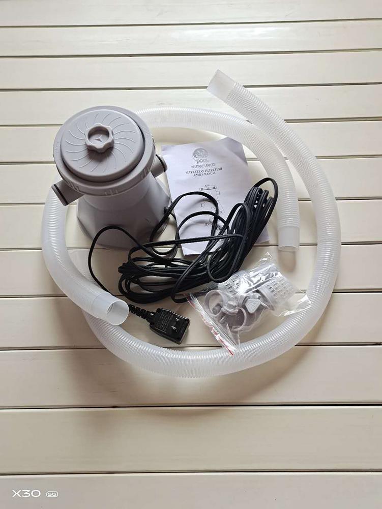 20W 110-240V Electric Swimming Pool Filter Pump Water Cleaning Circulation Filter Tool Above The Ground Pool: US