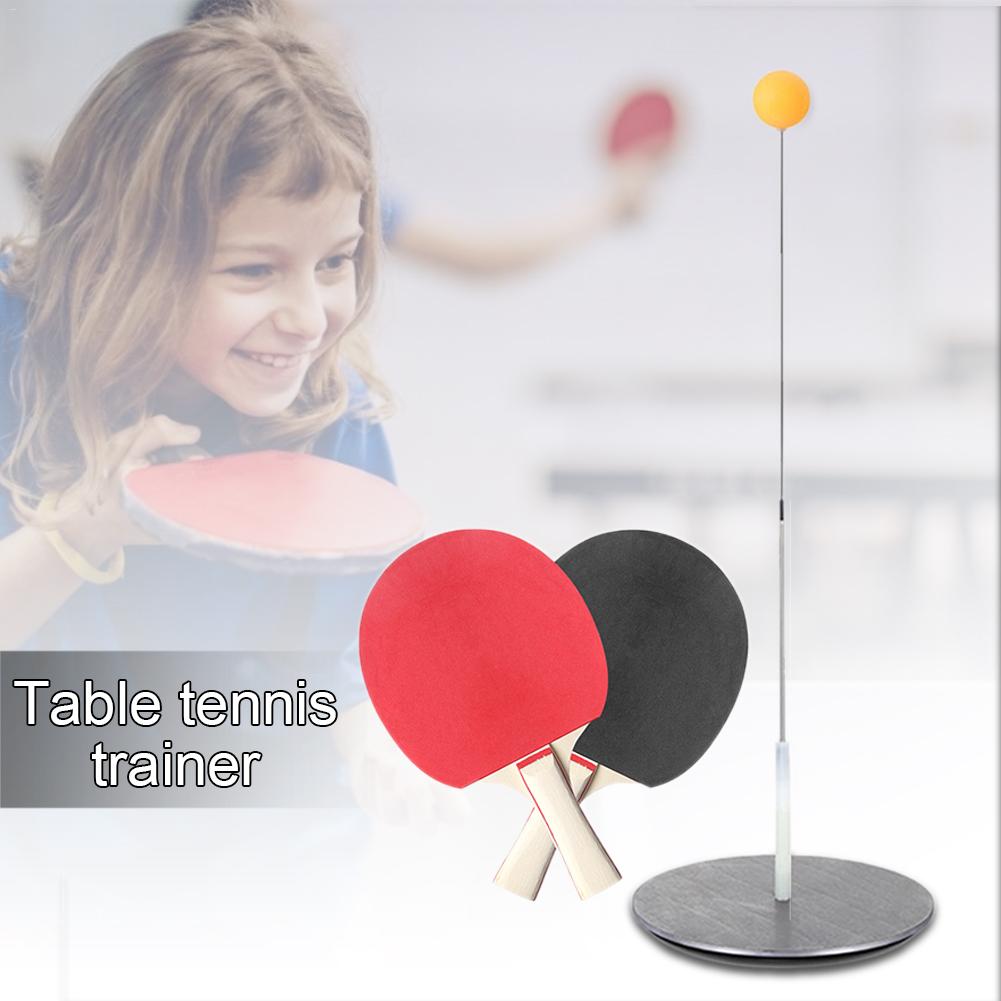 Portable Table Tennis Trainer Table Tennis Soft Shaft Training Machine Elasticity Kid Adult Ping Pong Practice Trainer Fitness